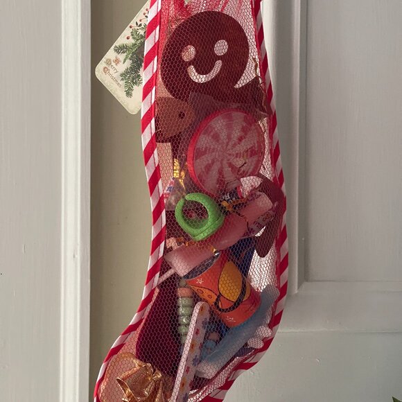 🎄2 Vintage Inspired Christmas STOCKING FILLED w FAVORS & SWEETS! (2) - Picture 5 of 15